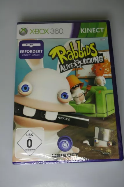 Jogo Rabbids E Kicking Xbox 360 Kinect Midia Fisica no Shoptime