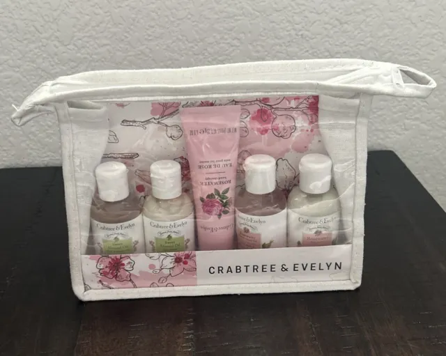 CRABTREE & EVELYN Rosewater & Sweet Almond Oil BODY WASH LOTION HAND THERAPY