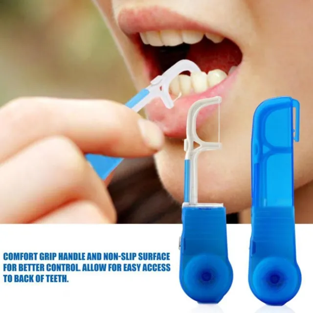 Oral Hygiene Dental Floss Holder Interdental Brush Teeth Flosser Tooth Floss