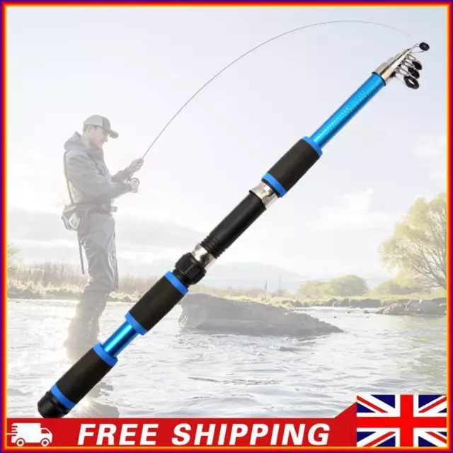TELESCOPIC SPINNING FISHING Rod Ultra Hard 1.8mm Short Sections Sea Pole  (Blue) EUR 7,67 - PicClick IT