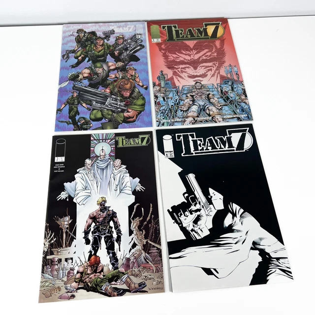 Team 7 Image #1-4 1994/95 1st Printing Comic Books