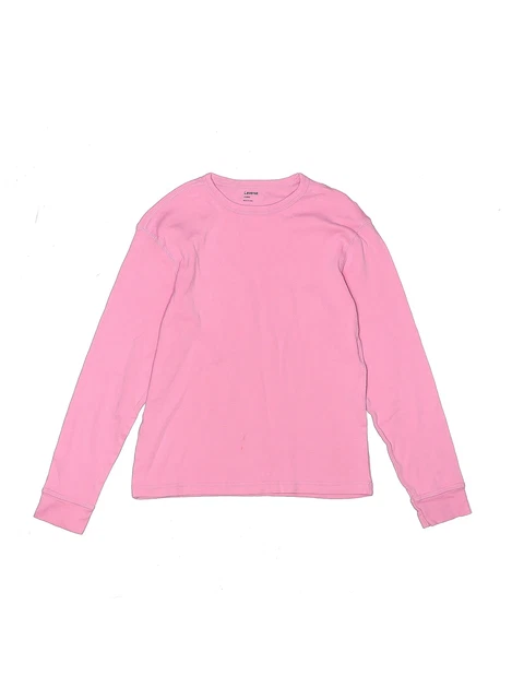 Leveret Girls Pink Long Sleeve T-Shirt 14