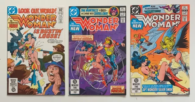 Wonder Woman #288, 289 & 290 (DC 1982) 3 x VF+/- Bronze Age comics