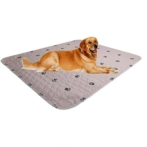 Washable Dog Pee Pads with Puppy Grooming Gloves,Puppy Pads,Reusable Pet Trai...