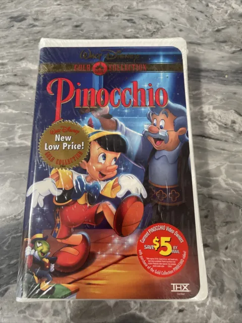Pinocchio Brand New. Sealed.  VHS Gold Classic Collection  (VHS)