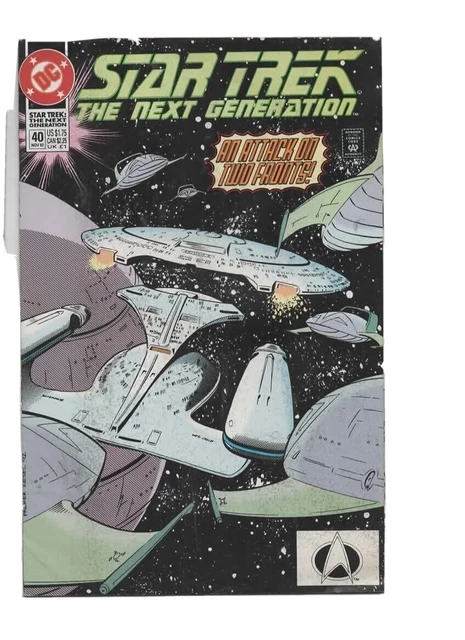 Star Trek The Next Generation #40 1992 Comic DC VG '