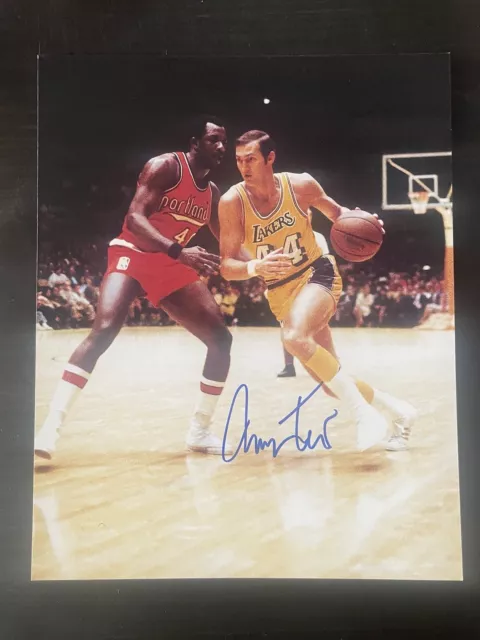 Jerry West SIGNED 8x10  PHOTO Los Angeles Lakers Hall Of Fame Autographed