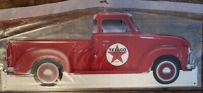 Texaco Motor Oil Red Tin Metal Truck Die cut sign New 22” length 8 1/2” width