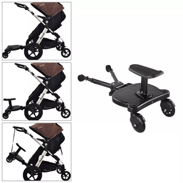 Jogger Stroller Auxiliary Pedal Standing
