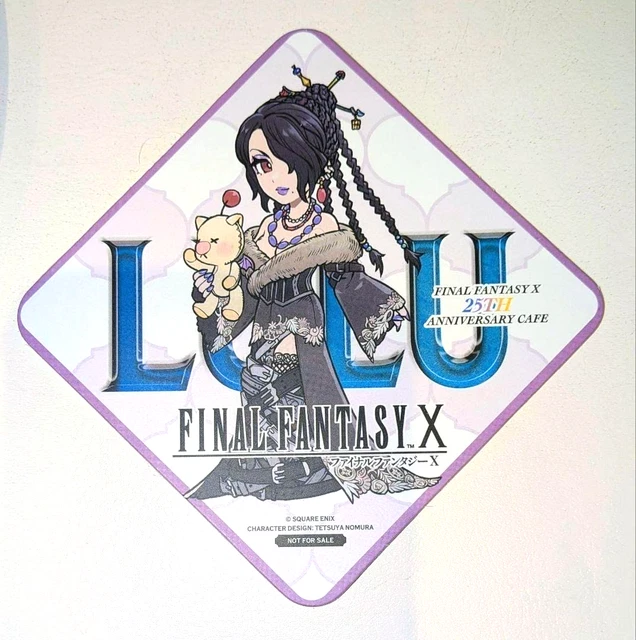 FINAL FANTASY X 25th Anniversary Cafe Coaster Set of 6 $88.11