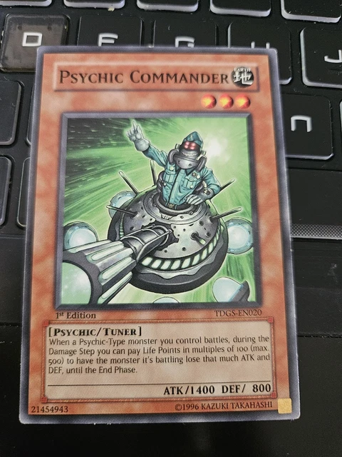 Yu-Gi-Oh! Psychic Commander Card - TDGS-EN020, The Duelist Genesis Unlimited Edition, Common Rarity