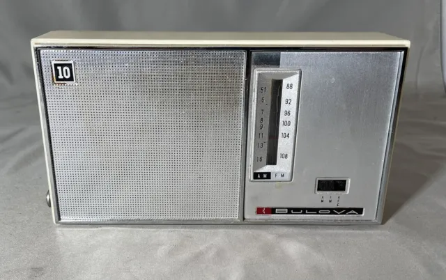 Radio Bulova 10 Transistores Vintage 1955 - 1963/Japón/necesita trabajo/leer descripción