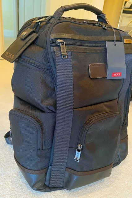 TUMI 2223389HKO Alpha Bravo Hedrick Deluxe Brief Pack Backpack Laptop Black