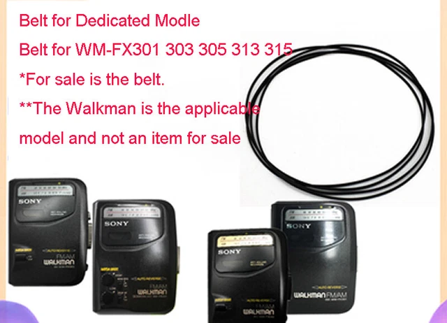 Cintura Gommata Per Walkman Sony Cintura Di Ricambio DeckTech™ Per Sony Walkman WM-EX505: Ripristina Il Tuo Walkman Con Una Trasmissione Affidabile! Sony GM - Foto 9
