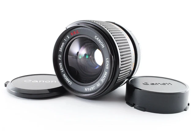 【MINT】Canon FD 35mm f2 S.S.C ssc Wide Angle MF Lens From Japan