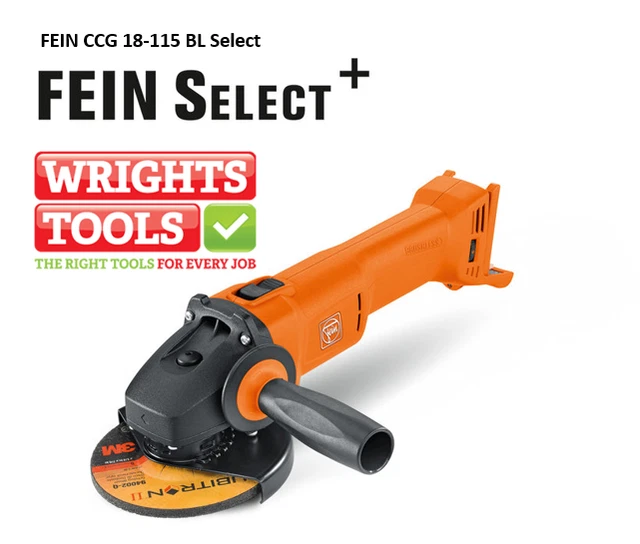 Image of Fein CCG 18-125 BL Select cordless angle grinder on eBay website