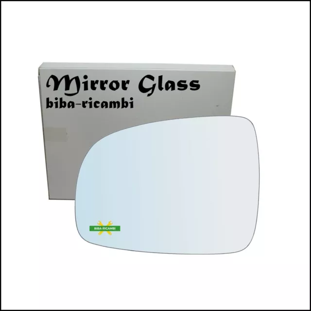 Vetro Specchio Nudo Adesivo Lato Guidatore Per Nissan Note I (E11) dal 05-12