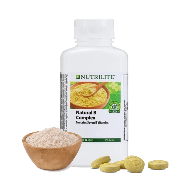 AMWAY NUTRILITE VITAMIN B Complex Natural Contains 7 B Vitamins 250 Tablets 1Pc EUR 65,41