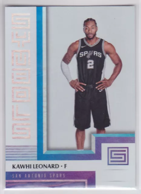 17-18 Status - Kawhi Leonard #20 San Antonio Spurs