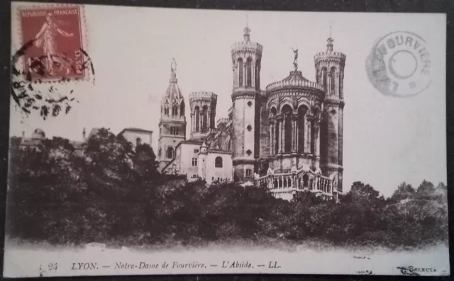 Cpa Lyon. Notre Dame de Fourvière. L'Abside