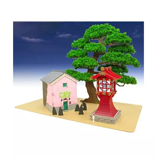 Sankei MK07-28 Studio Ghibli Mysterious Town 5 Chihiro Spirited Away Paper Craft 2