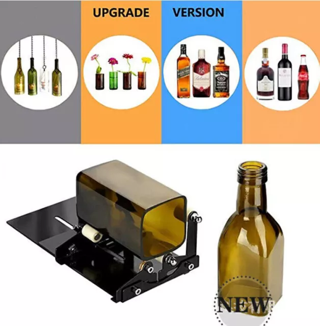 Glass Bottle Cutter, Wine Beer Bottle Cutting Machine Tool Recycle Kit DIY Craft