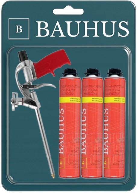 15x 500ml Premium Montageschaum PU Schaum 1K Pistolenschaum Dämmschaum Bauschaum