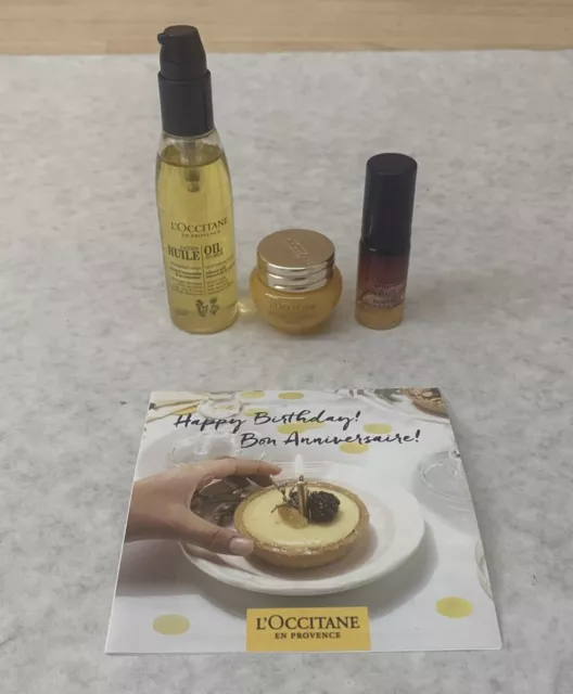 L'Occitane Bon Anniversaire Birthday Radiant Skin Gift Set - Cream, Serum & More