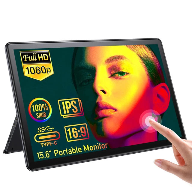PORTABLE MONITOR TOUCHSCREEN UPERFECT 15.6" 1920*1080 USB-C Laptop ...