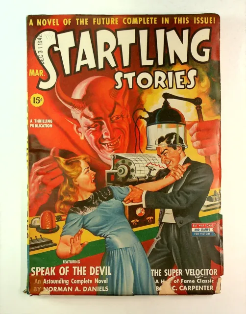 Startling Stories Pulp Mar 1943 Vol. 9 #2 GD/VG 3.0