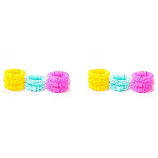 Demiawaking Lockenwickler Set – 30 Stück Spirale-Wickler 175mm Für Lange Haare, Inklusive Clips