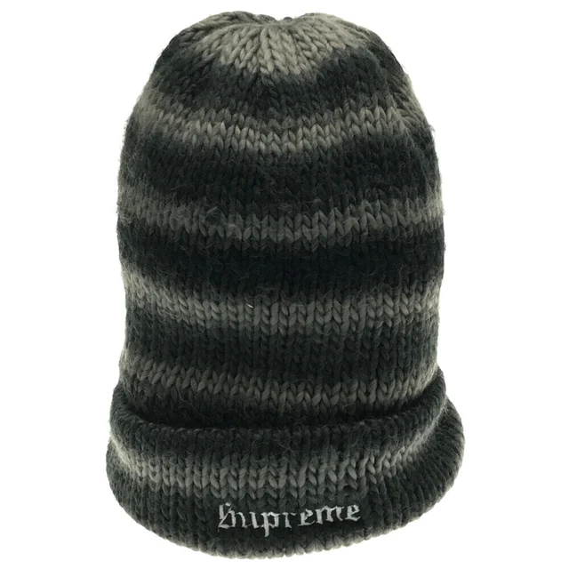 Supreme 22Aw Ombre Stripe Beanie Multicolor Black 54177