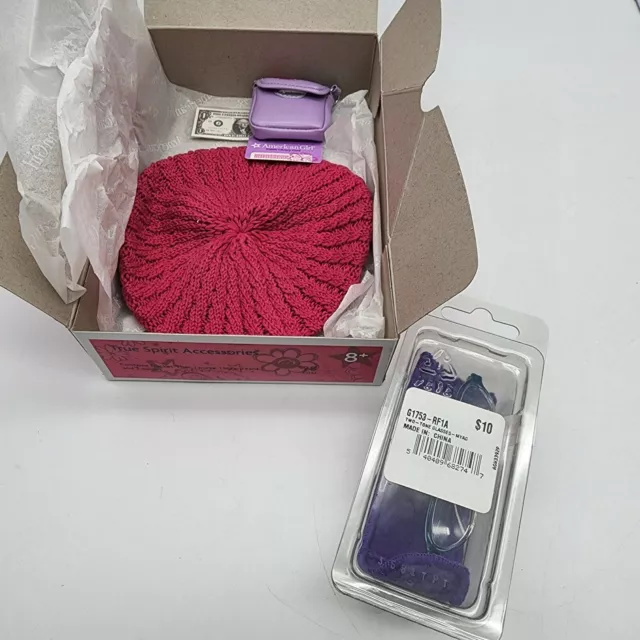 NEW my American Girl True Spirit Accessories & two tone glasses in original box