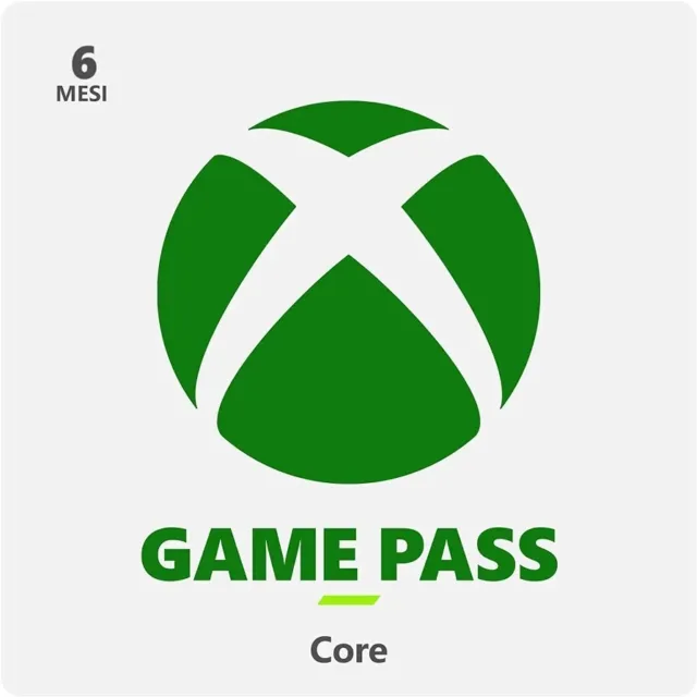 Xbox Game Pass Core - 6 mesi - Codice Microsoft Xbox [EU / IT]