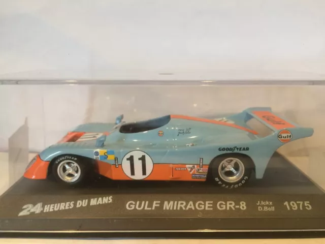 Gulf Mirage Gr-8 1975 24 Heures Du Mans Scale 1/43 Altaya