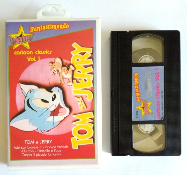 Vhs Cartoon Classics Vol 1 Tom And Jerry Stardust Film 1989 Animazione Vhs Cartoon Classics Vol 1 Tom And Jerry Stardust Film 1989 Animazione