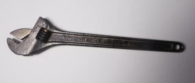 Vintage CRESCENT TOOL Co.15" Drop Forged Heavy Duty Steel Adjustable Wrench, USA