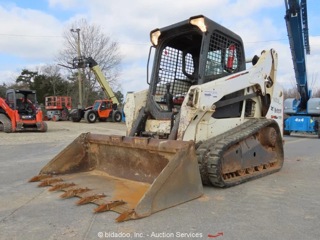 2015 Bobcat T590 Skid Steer Track Loader Crawler Aux Hydraulic bidadoo