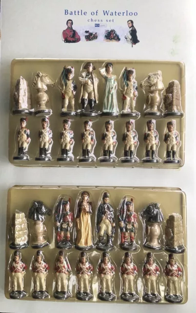 Battle Of Waterloo Vintage Chess Set - Rex Games Rex International Ltd London