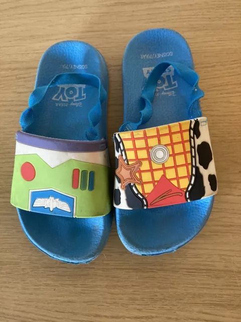 BOYS SLIDERS TOY Story Sandals Elastic Back Shoes Girls 10.95