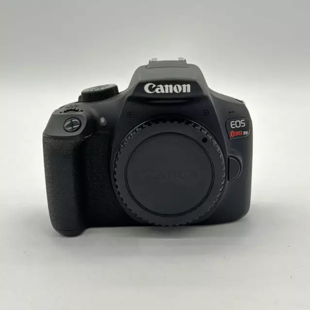 Canon EOS Rebel T6 18.0MP Digital SLR DSLR Camera Shutter Count Body Only