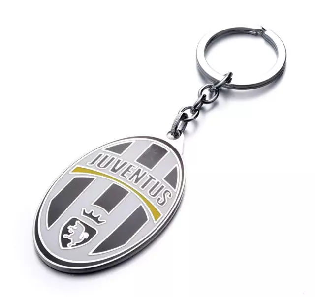 Juventus FC Keyring - Football Crest Key Chain