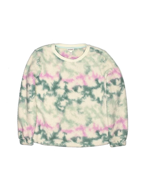 Cat & Jack Girls Green Fleece Jacket 14