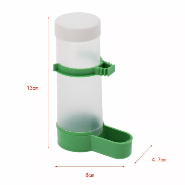 5pcs pet bird water drinker feeder clip suitable for aviary cage parrot canary 3