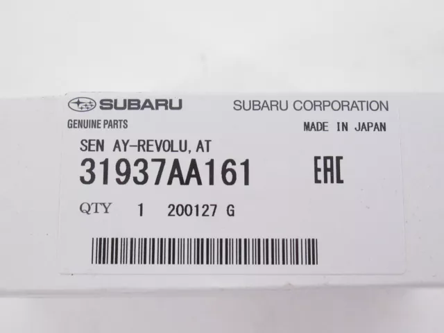 Genuine OEM Subaru 31937AA161 Vehicle Speed Sensor