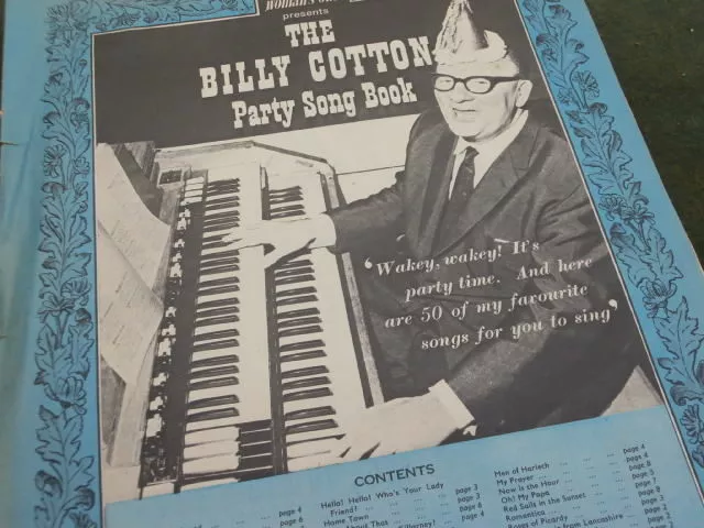 The Billy Cotton Party Song Book from Woman's Own.- 50 Favourites Wakey, Wakey