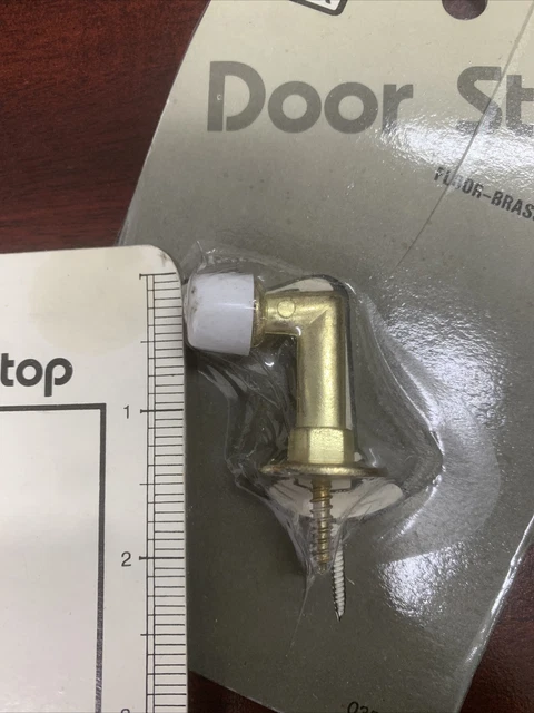 Brass Plated Door Stop - Floor Qty Of 82 $2.50 Each or $150 for all. 3