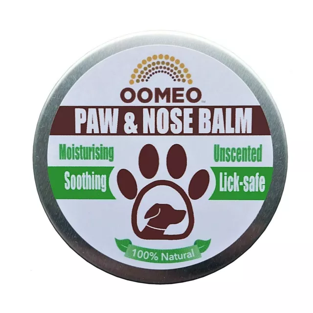 Dog Paw and Nose Balm Natural Vegan Butter Cream Dry Skin with Hemp & Oatmeal