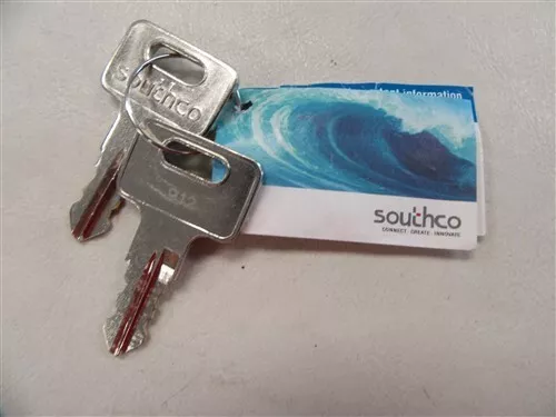 Southco Mobella #912 Entry Door Lock Keys ( Pair Of 2 ) Mf-97-912-41 Marine Boat Southco Mobella #912 Entry Door Lock Keys ( Pair Of 2 ) Mf-97-912-41 Marine Boat