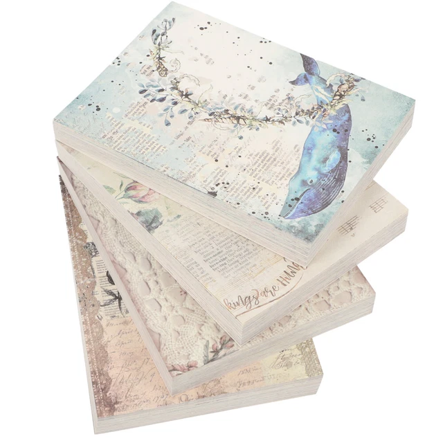 4 Sets von Scrapbooking Papers DIY Craft Papers Dekorative Papiere